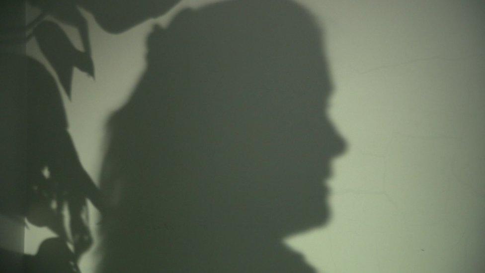 Woman's silhouette