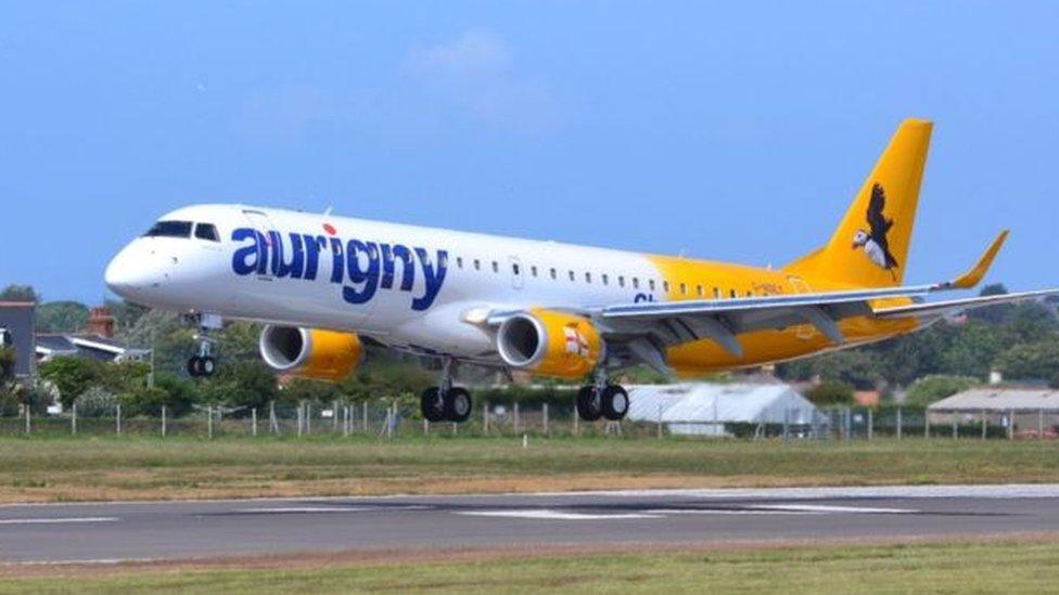 Aurigny airplane