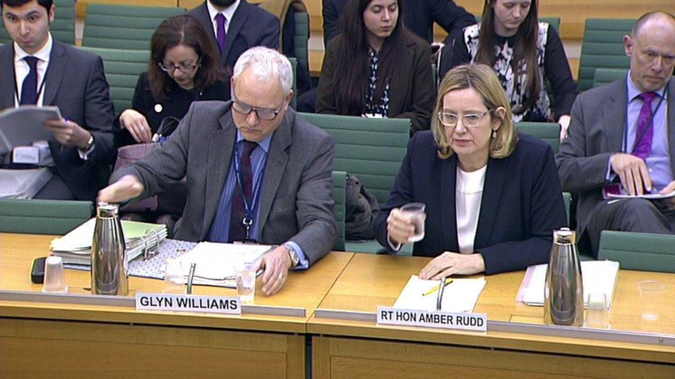 Amber Rudd at Home Affairs Committee