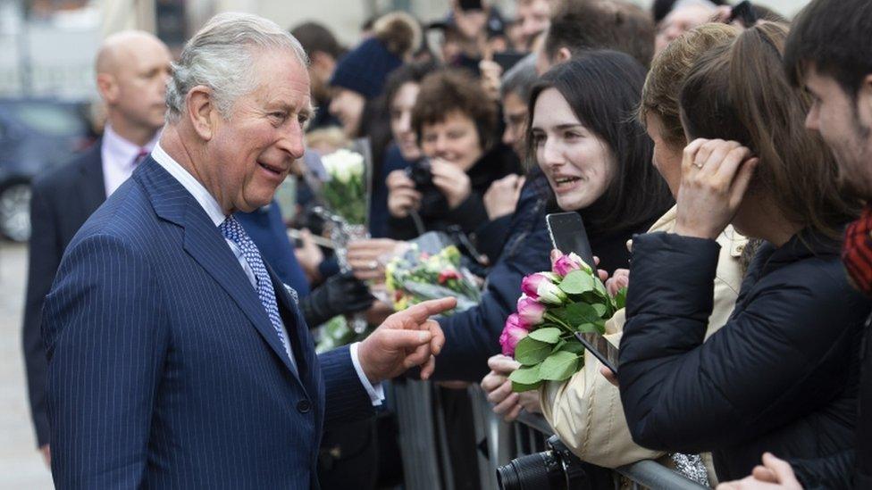 Prince Charles at the Victoria Gallery and Museum in Liverpool