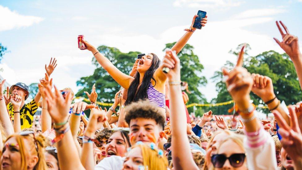 Crowds at Kendal Calling, July 2022