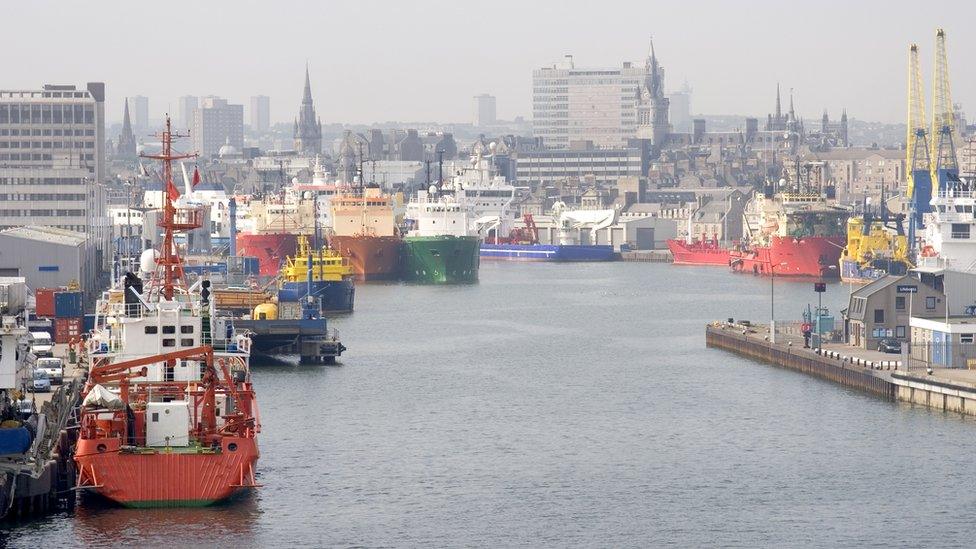 Aberdeen harbour