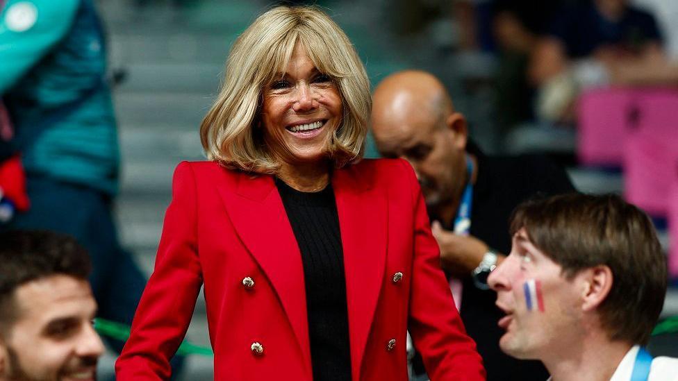 Brigitte Macron, pictured here at the Paris 2024 Paralympic Games