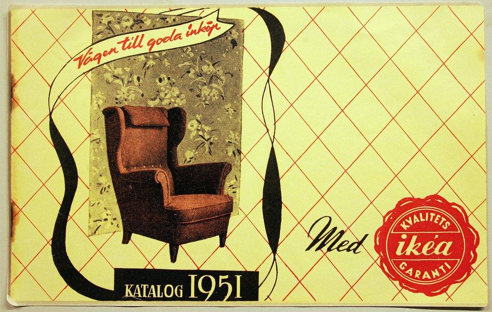 The cover to the first Ikea catalog from 1951