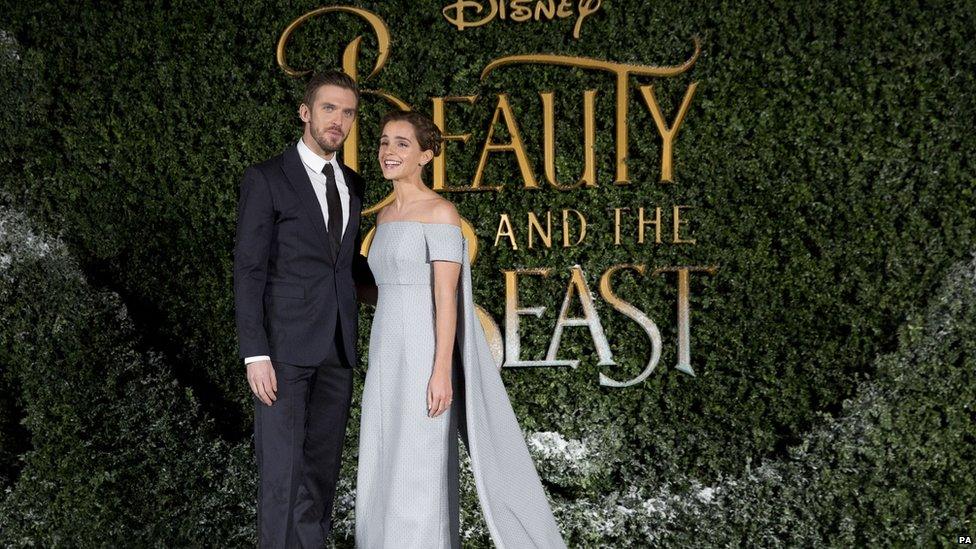 Dan Stevens and Emma Watson