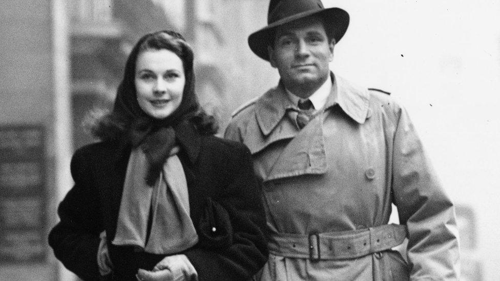 Vivien Leigh and Laurence Olivier