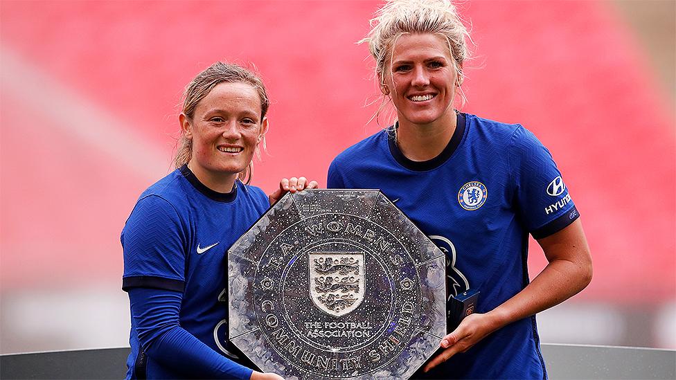 Erin Cuthbert and Millie Bright