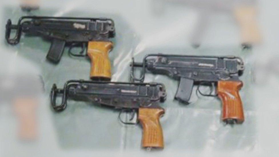 Skorpion sub-machine guns