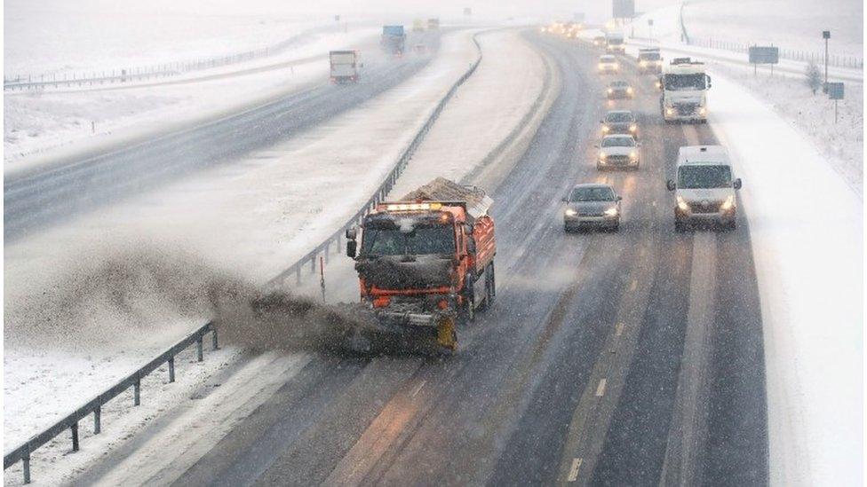 Snow in Cumbria on 29 Jan