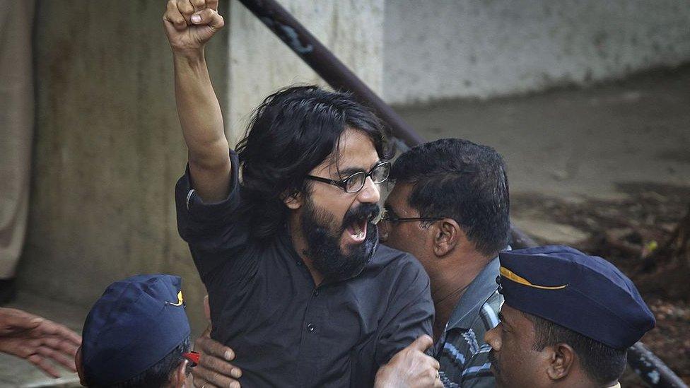 Cartoonist Aseem Trivedi