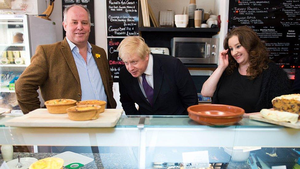 Andrew RT Davies, Boris Johnson, Jayne Cowan