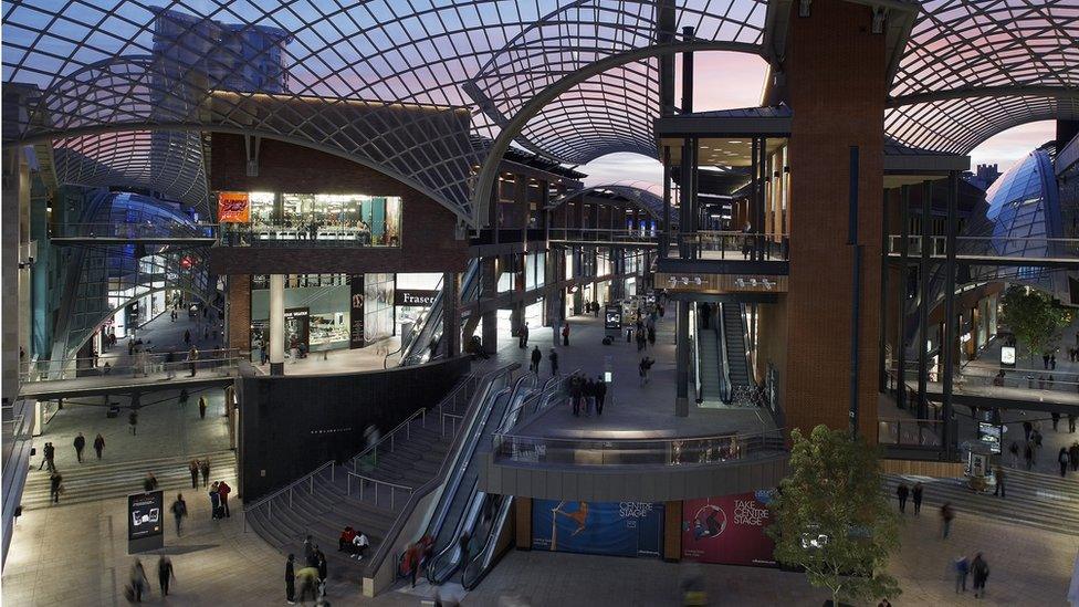 Cabot Circus shopping centre Bristol