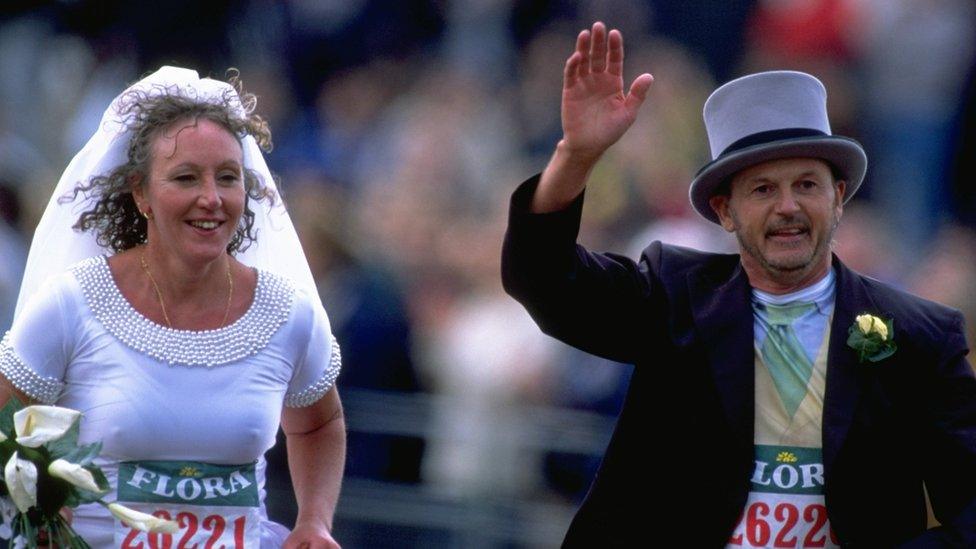london-marathon-wedding