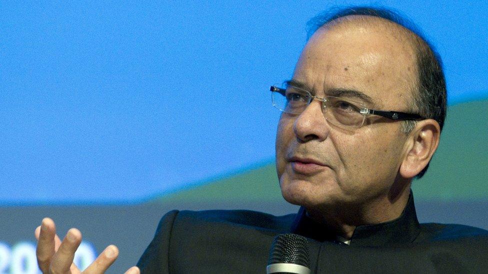 India Finance Minister Arun Jaitley