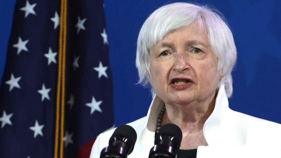 US Secretary of the Treasury Janet Yellen