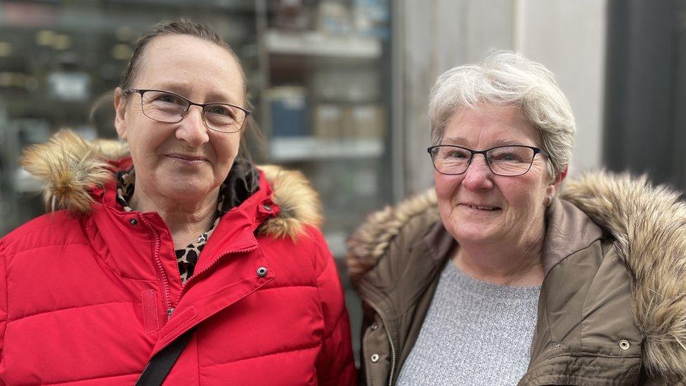 Christine Kelly (left) and Heather Ray