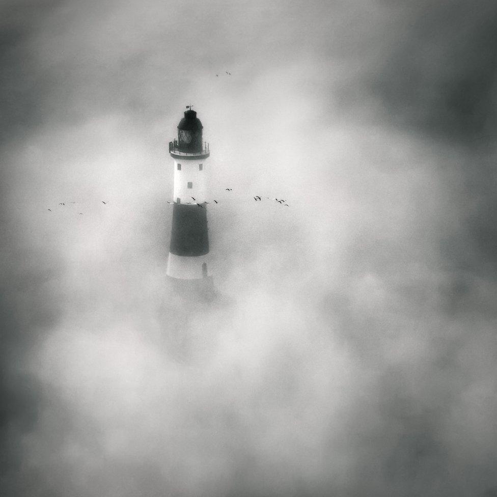 Clearing Fog, Beachy Head Lighthouse, East Sussex