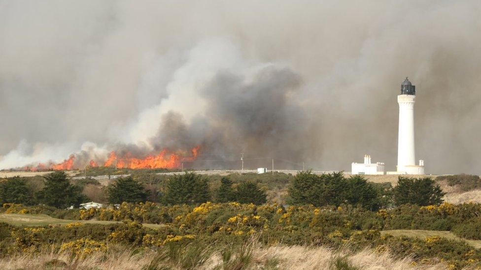 Lossiemouth fire