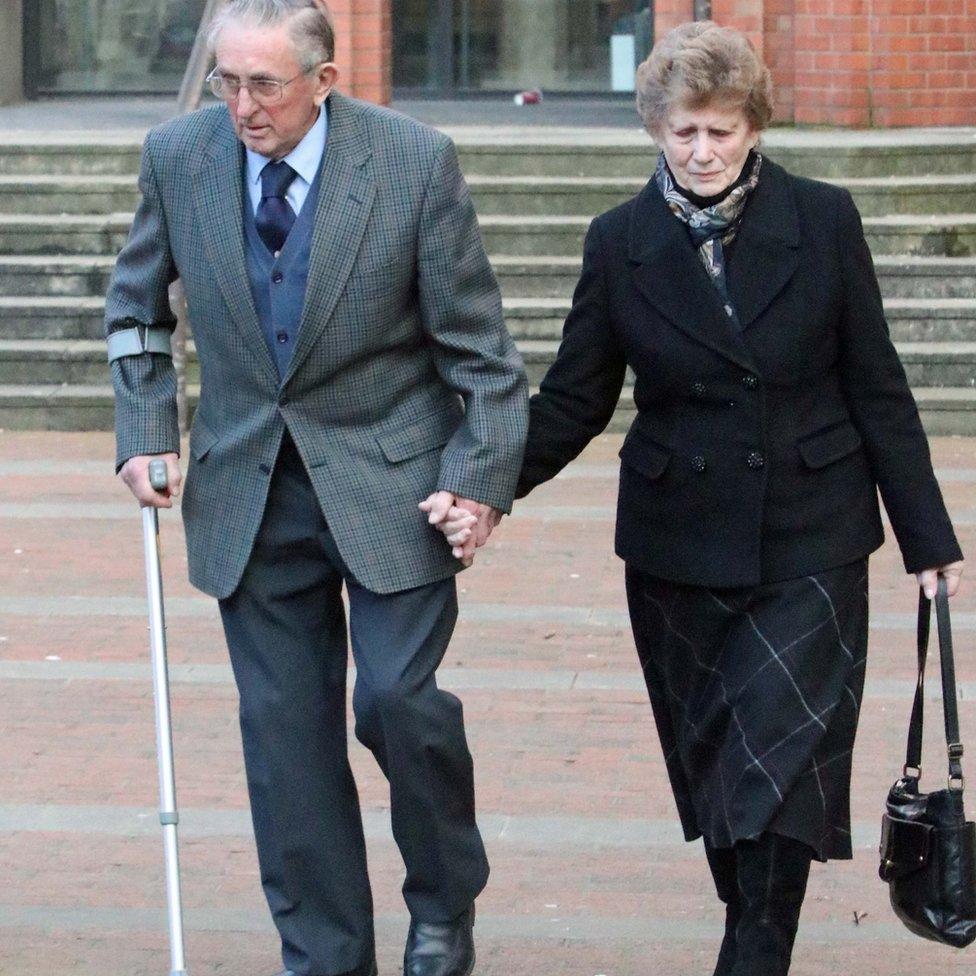 Kenneth Hugill and his wife