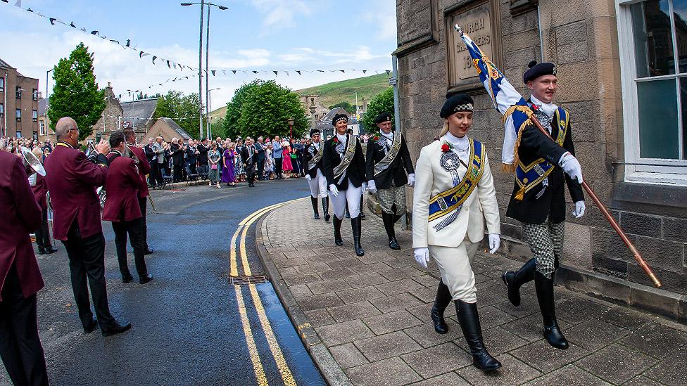 Braw Lads in Galashiels