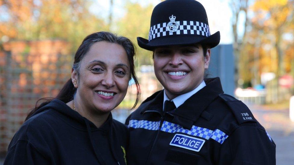 Special Inspector Gurmit Kaur (left) and PC Ramanpreet Kaur (right)