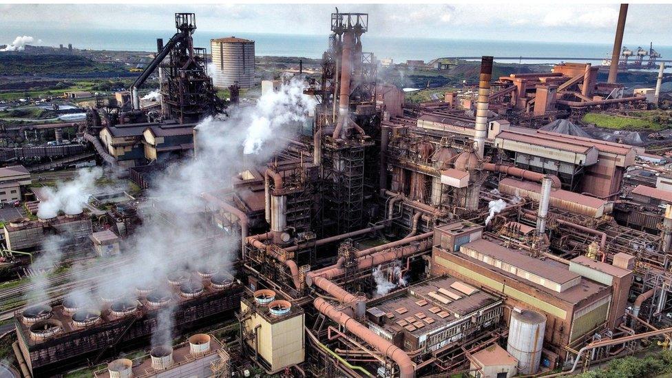 Port Talbot steel works