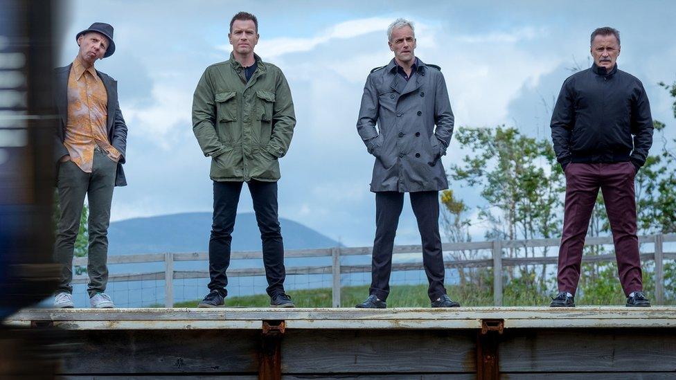 The cast of T2: Trainspotting