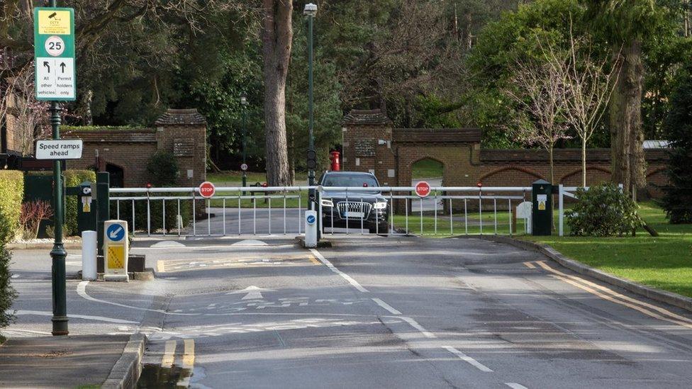 Entrance to St George's Hill estate