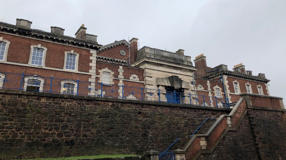 Exterior view of HMP Exeter