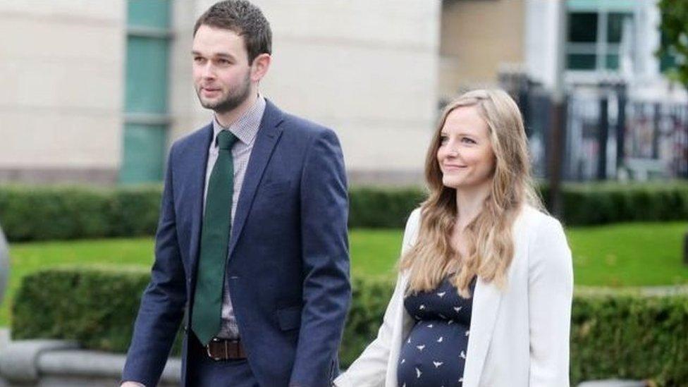 Daniel McArthur from the family-run firm Ashers was in court on Monday with his wife Amy to hear the outcome of the appeal