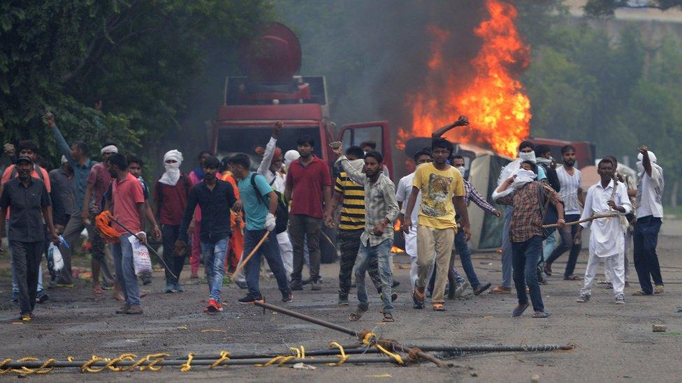 Gurmeet Ram Rahim Singh's followers turned violent on Friday