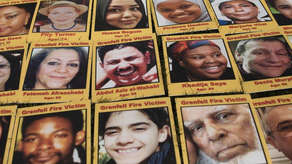 Images of people who lost their lives in the Grenfell Fire