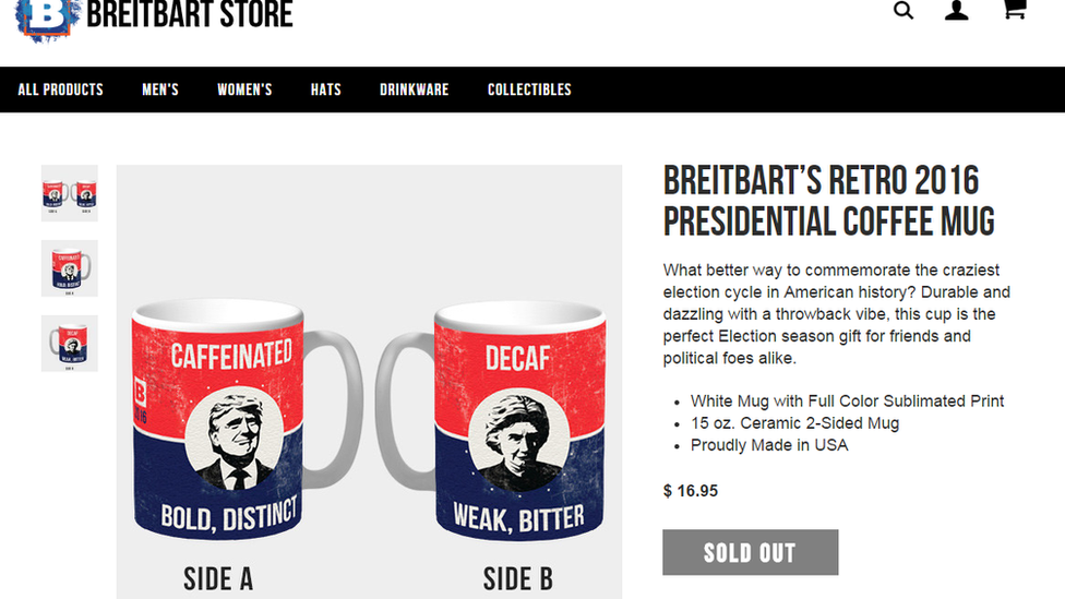 Breitbart coffee mugs