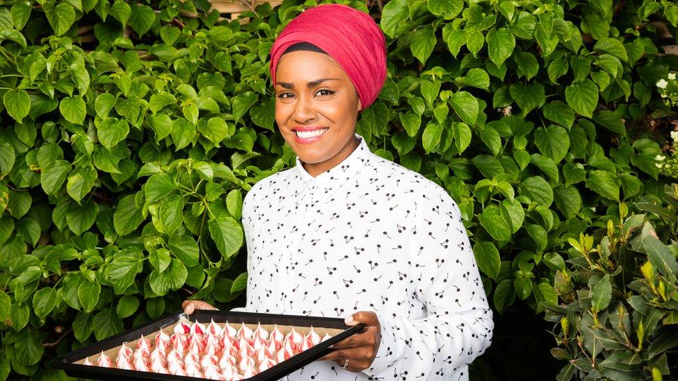 Celebrity baker Nadiya Hussain