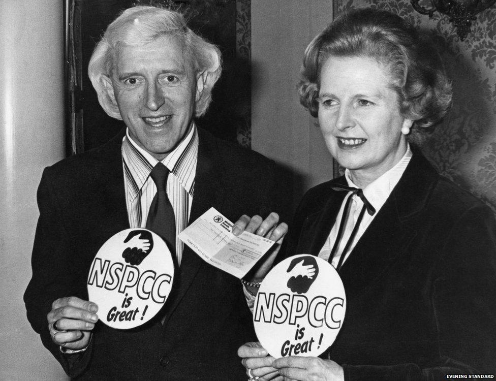 Jimmy Savile and Margaret Thatcher