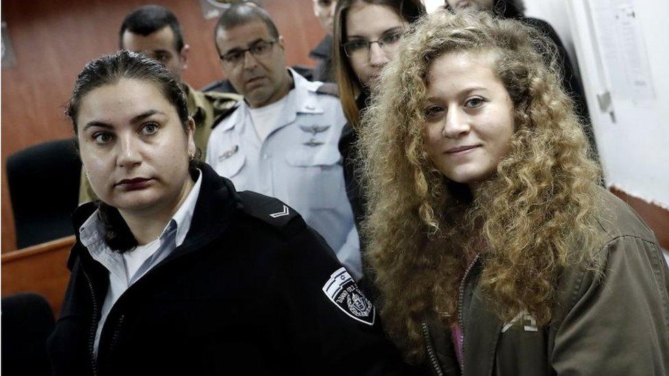 Ahed Tamimi in court (13/02/18)