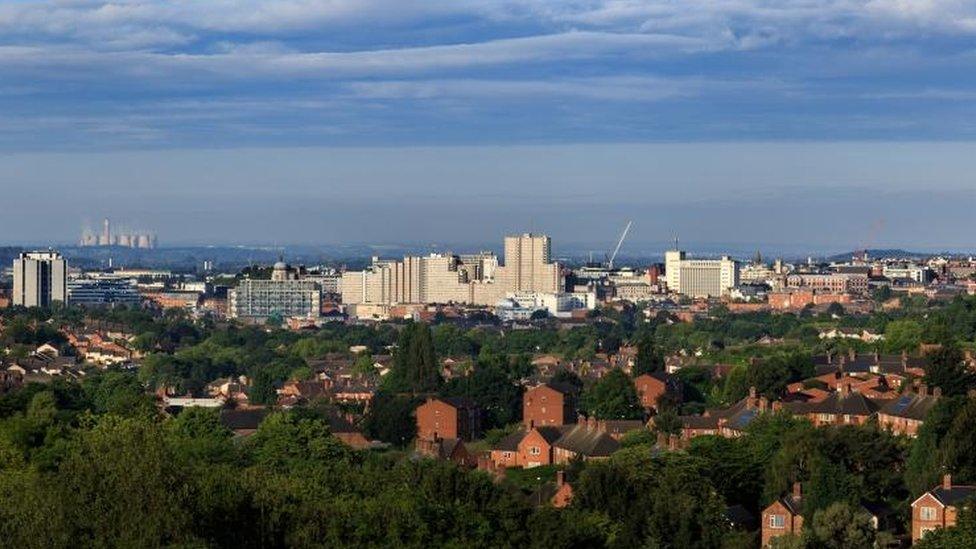 Nottingham skyline