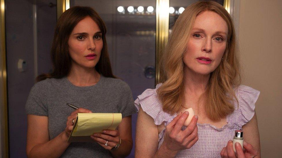 Natalie Portman and Julianne Moore in May December