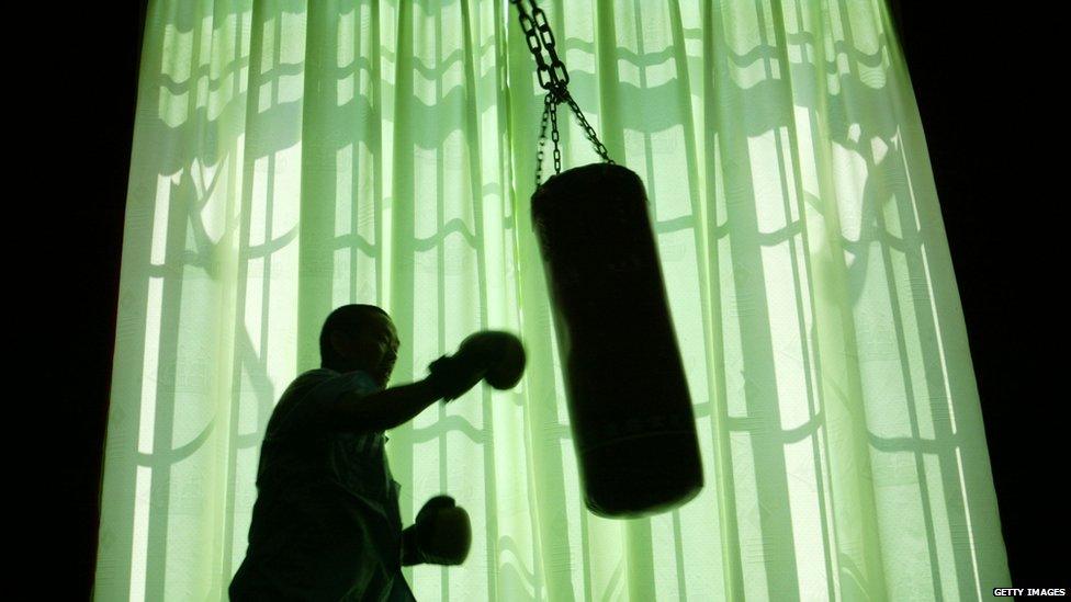 punching bag