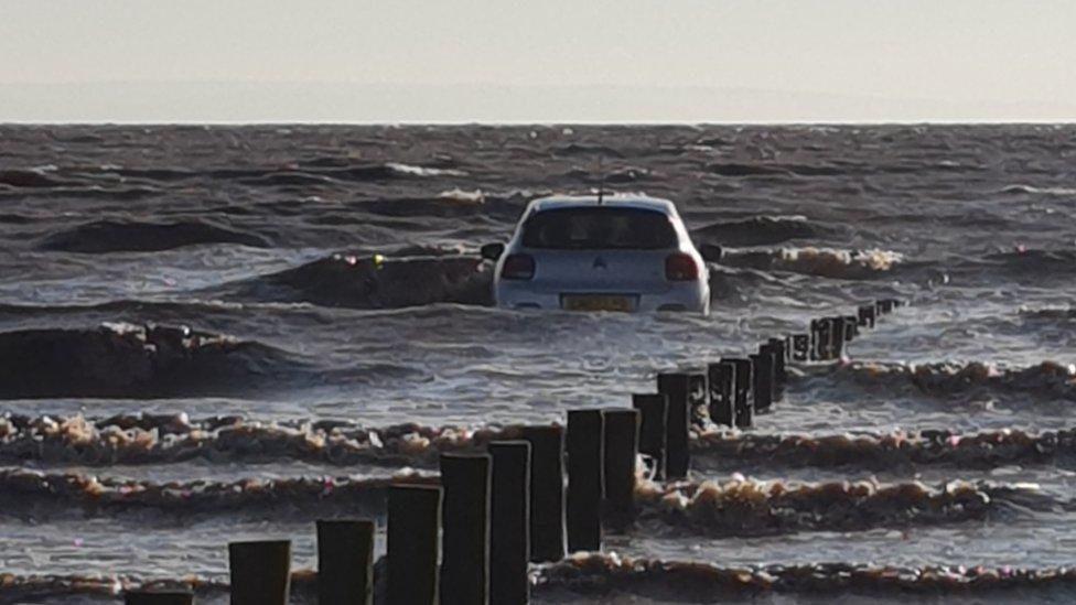 Brean Down rescue