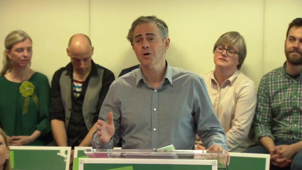 Green Party co-leader Jonathan Bartley