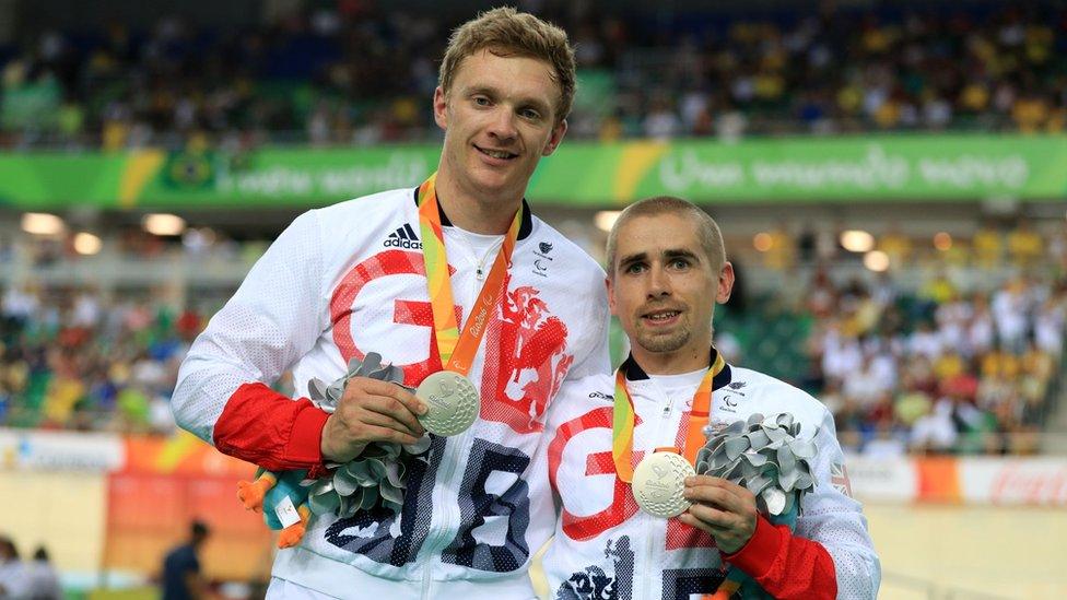 Neil Fachie and Pete Mitchell