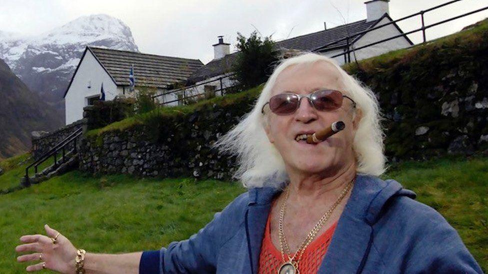 Jimmy Savile at cottage