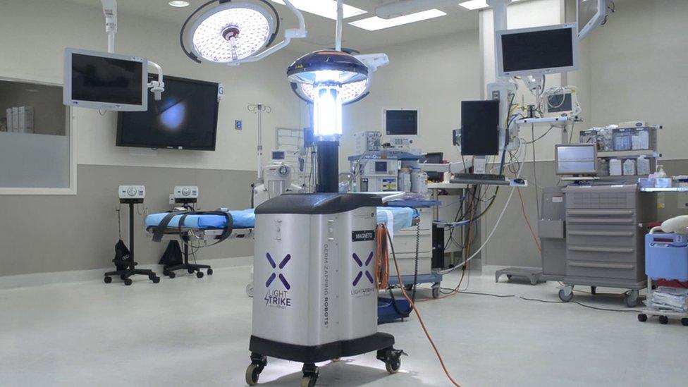 The Xenex LightStrike device