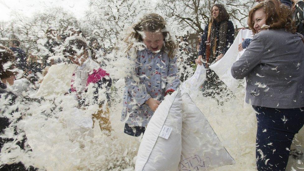 Pillow fight