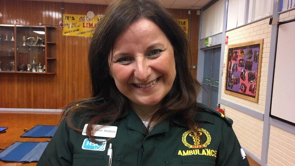 Karen Muldoon, Northern Ireland Ambulance Service's community resuscitation officer in the west