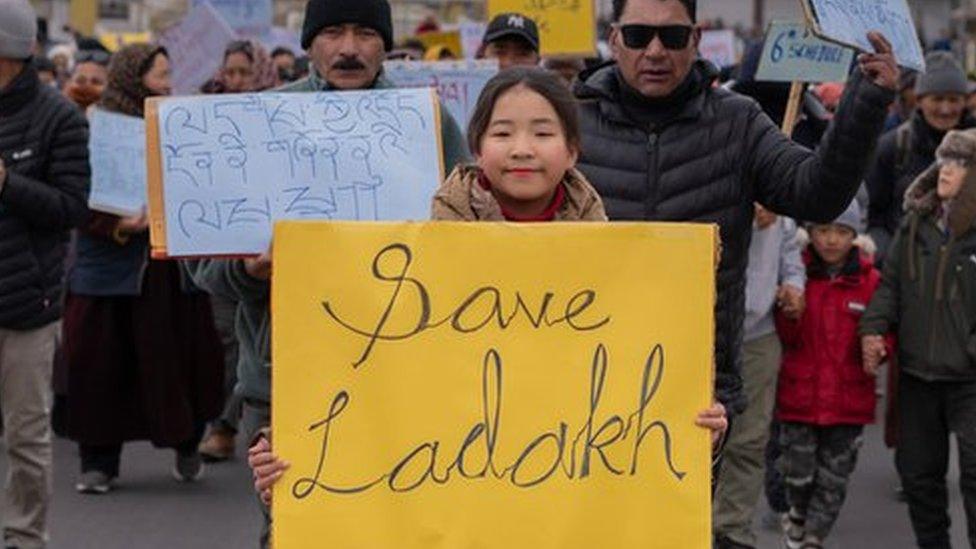 Ladakh protest