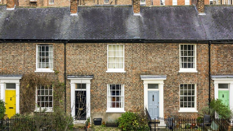 terraced houses