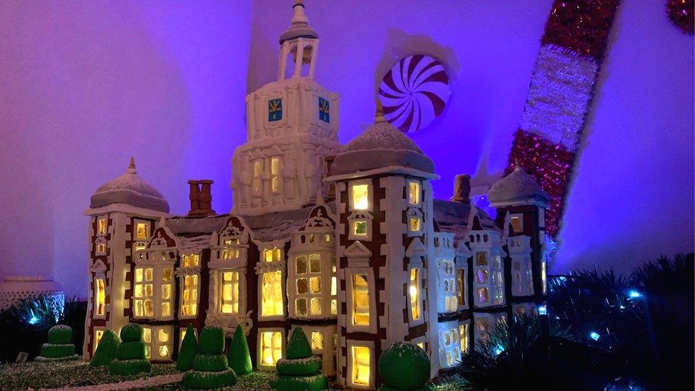 Blickling Hall gingerbread house