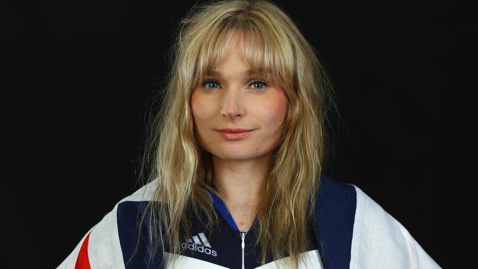 Ciara Horne in her Team GB kit ahead of the 2016 Olympics in Rio